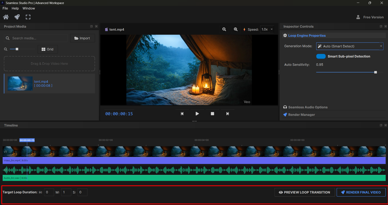 Render Portion & Duration